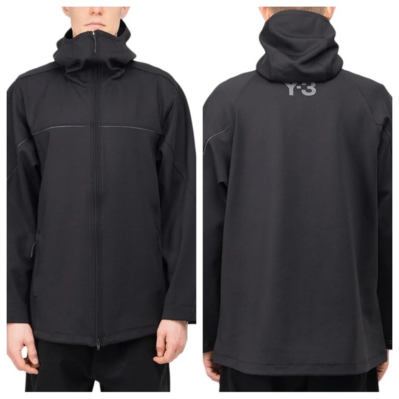 Y-3 Other - Y-3 adidas Yohji Yamamoto CH1 Knit Shell Full Zip Jacket in Black